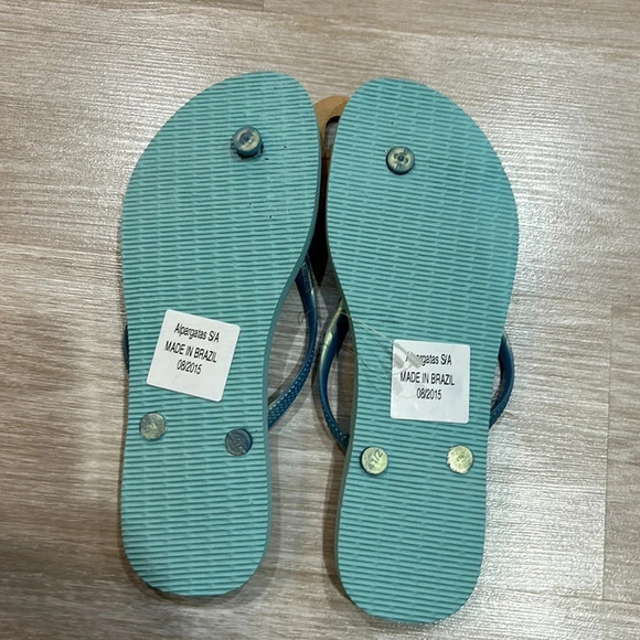 Havaianas Flip Flop Baby Blue  NWT - Picture 3 of 3